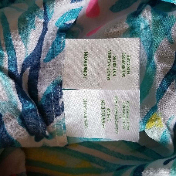 Lilly Pulitzer Colby Top in Serene Blue - Picture 10 of 10